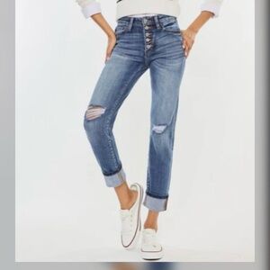 Kancan High Rise Skinny Straight Jean